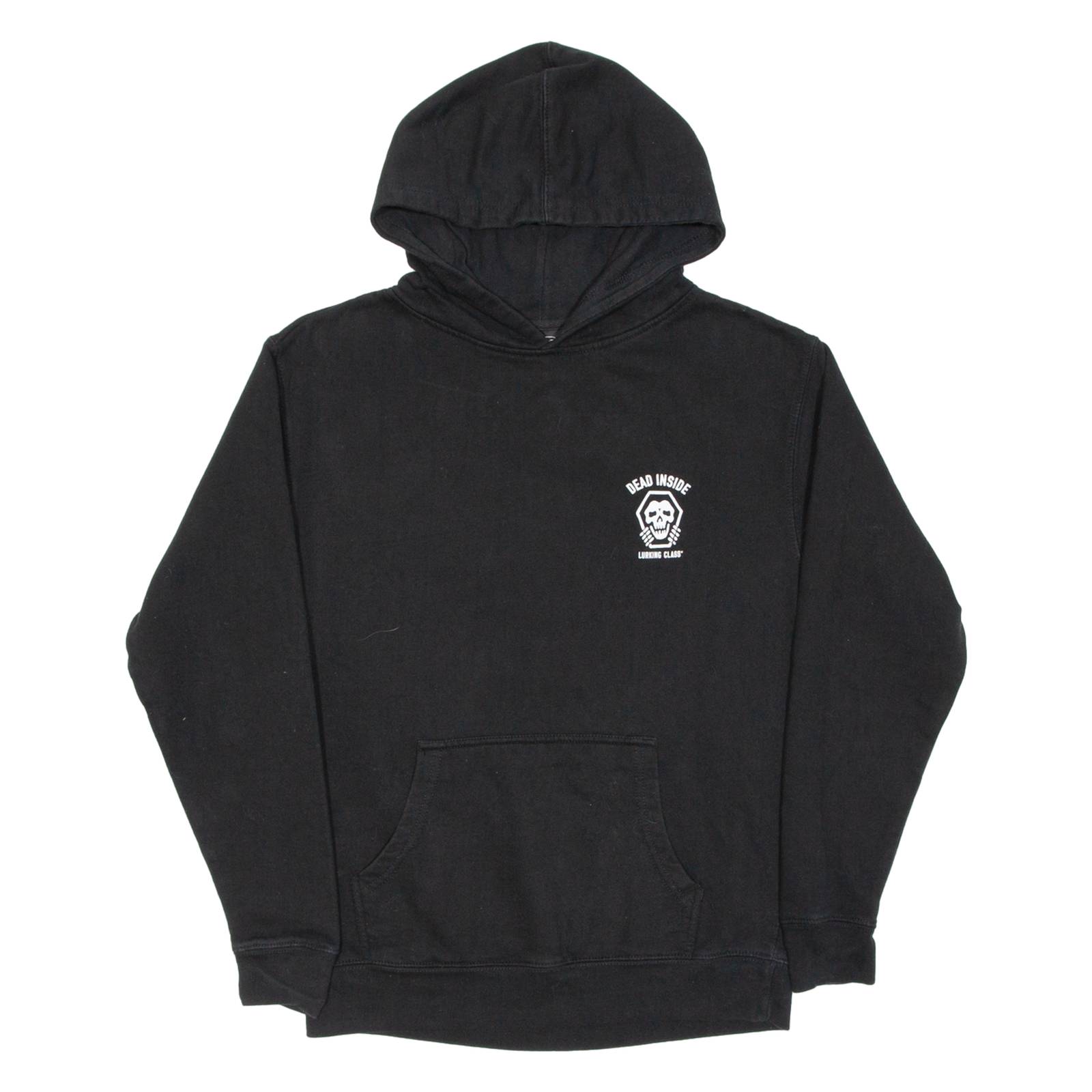 DEAD INSIDE Lurking Class Mens Black Hoodie XS