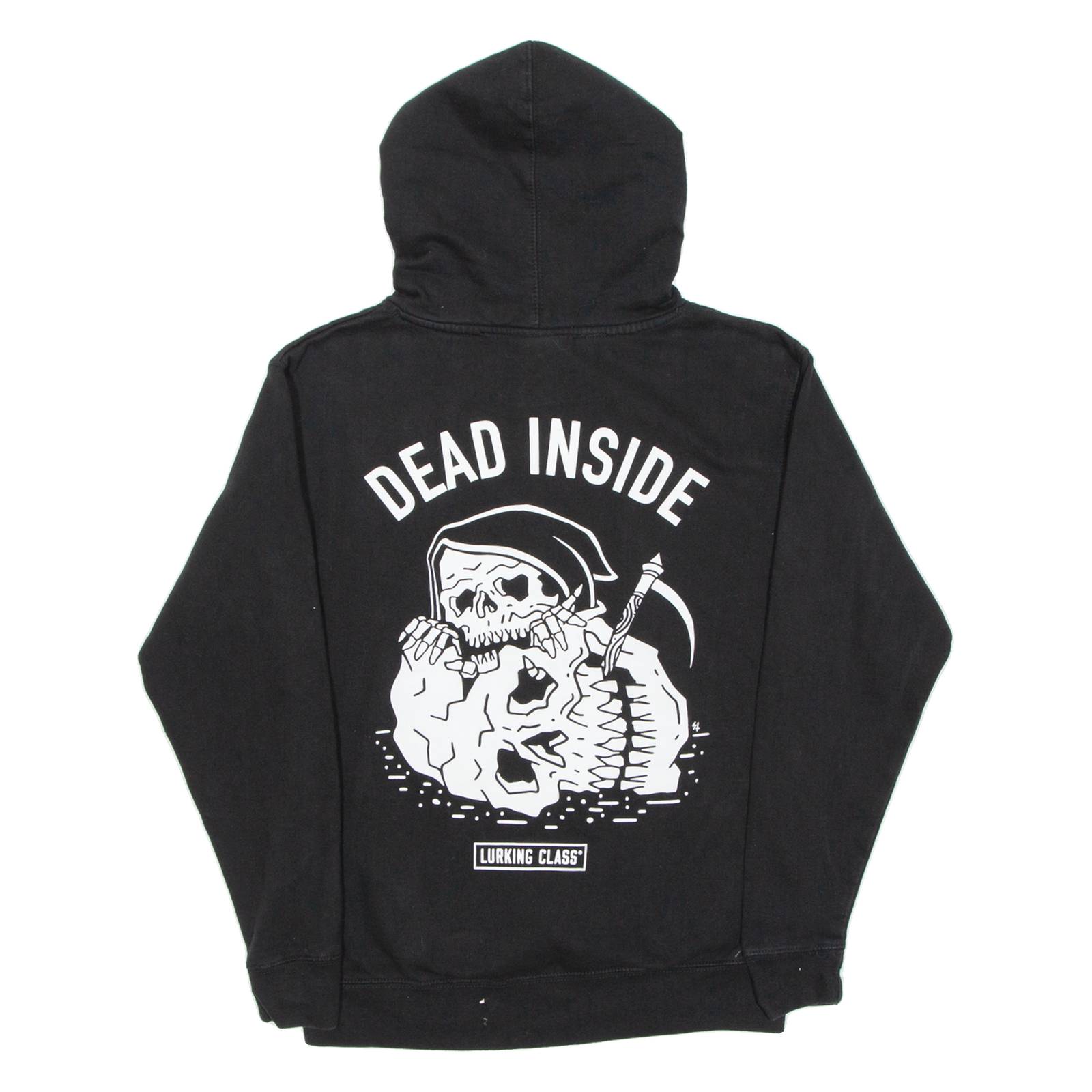 DEAD INSIDE Lurking Class Mens Black Hoodie XS