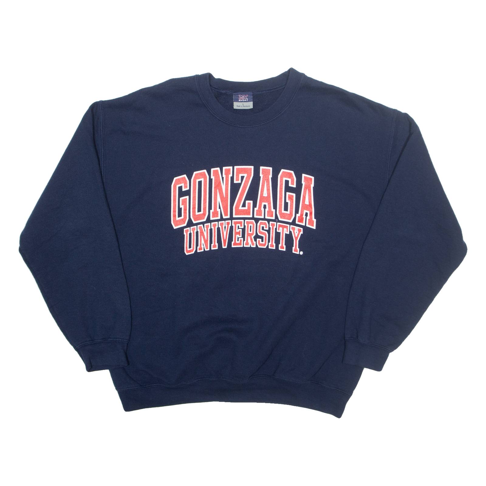 MV SPORT Gonzaga University Mens Sweatshirt Blue USA L