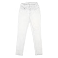 LEVI'S Bold Curve Womens Jeans White Slim Skinny Denim W28 L30 Zip Cotton Blend