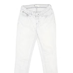 LEVI'S Bold Curve Womens Jeans White Slim Skinny Denim W28 L30 Zip Cotton Blend