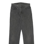 LEVI'S Mens 604 Slim Slim Cotton Denim Black W28 L32 Classic Zip Jeans Vintage