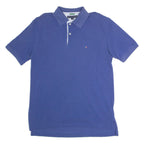 TOMMY HILFIGER Mens Polo Shirt Blue L