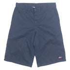 DICKIES Mens Workwear Shorts Blue S W30