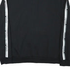 PUMA Mens Black Jacket L Cotton Blend Zip Plain Sports Logo Track Jacket