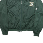 CHAMPION Mens Green Packers Football Zip Jacket XL Polyester Mesh NFL Sports Fan