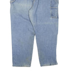 DICKIES Mens Light Blue Regular Fit Straight Leg Denim W44 L30 Workwear Jeans