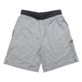 ADIDAS Mens Grey Casual Polyester Sports Shorts M W28 Lightweight Activewear