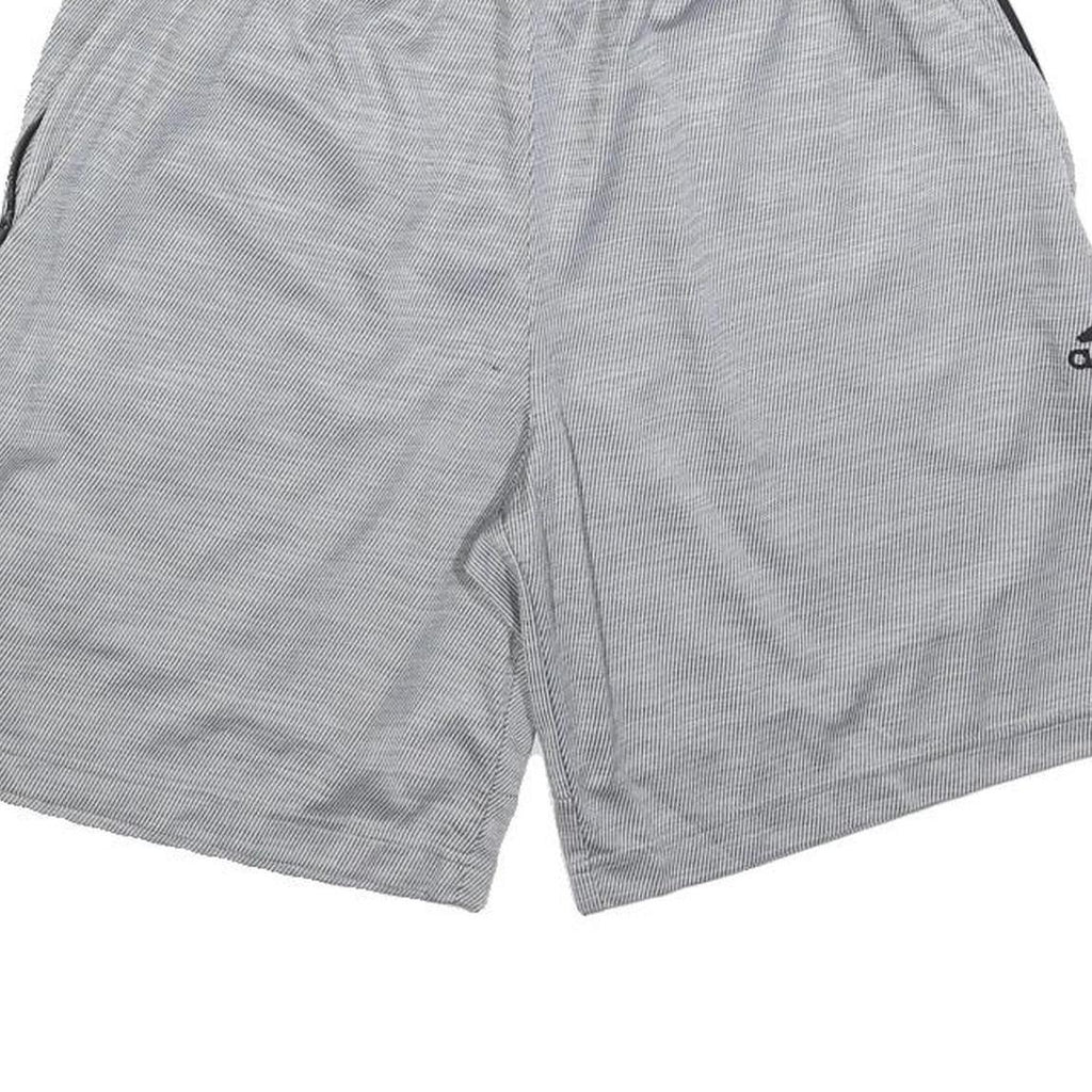 ADIDAS Mens Grey Casual Polyester Sports Shorts M W28 Lightweight Activewear