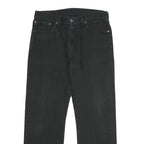 LEVI'S 751 Mens Black Regular Straight Denim Medium Wash Jeans W33 L30 Classic