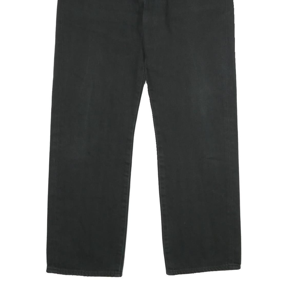 LEVI'S 751 Mens Black Regular Straight Denim Medium Wash Jeans W33 L30 Classic