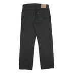 LEVI'S 751 Mens Black Regular Straight Denim Medium Wash Jeans W33 L30 Classic