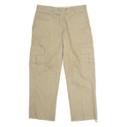 DICKIES Flex Workwear Cargo Mens Trousers Beige Regular Straight W32 L27