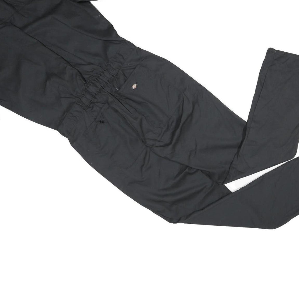 DICKIES Womens Black Cotton Regular Fit Dungarees M W32 L26 Workwear Utility
