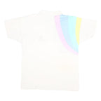 SERGIO TACCHINI Mens White Cotton Polo Shirt L Short Sleeve Printed Archer
