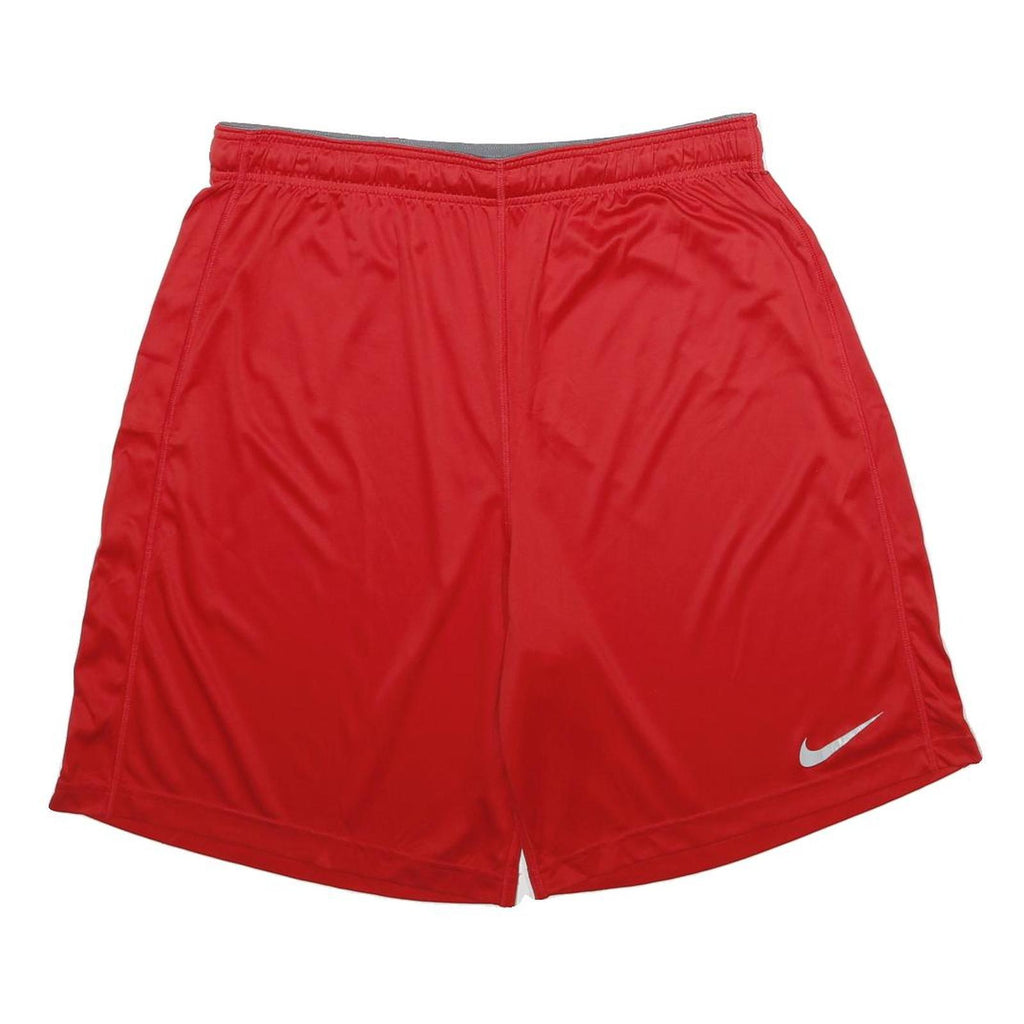 NIKE Mens Red Sports Casual Shorts XL W32 Dri-Fit Lightweight Comfort