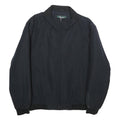 KINGFIELD Mens Black Classic Jacket XL Polyester Blend Zip Plain Casual