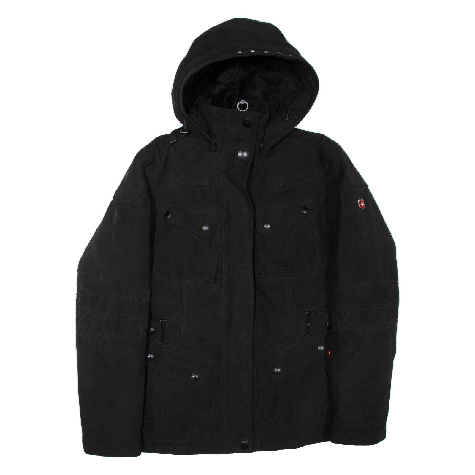 WELLENSTEYN Womens Jacket Black Hooded M