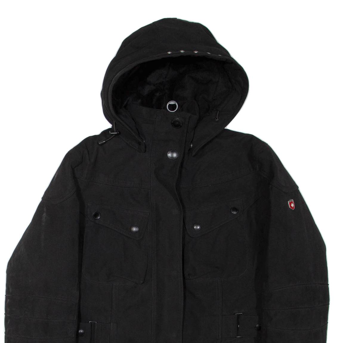 WELLENSTEYN Womens Jacket Black Hooded M