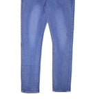 TALB JEANS Mens Blue Denim Regular Skinny Zip W36 L30 Lightweight Casual