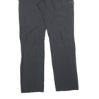 TREVOLUTION Mens Polyester Blend Black Regular Straight Trousers W30 L32