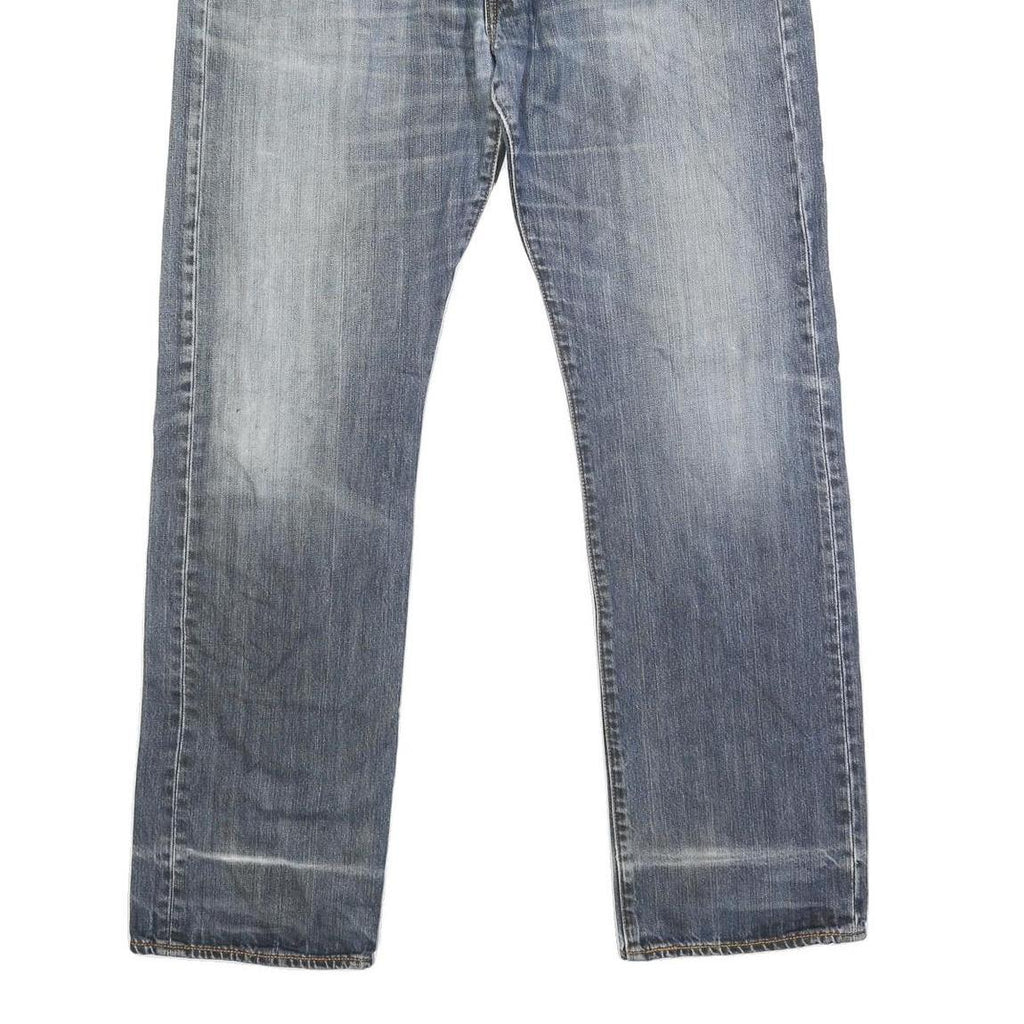 LEVI'S 501 Mens Jeans Blue Relaxed Straight Denim Medium W38 L33 Classic Fit