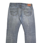 LEVI'S 501 Mens Jeans Blue Relaxed Straight Denim Medium W38 L33 Classic Fit