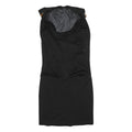 GUCCI Womens Black Day Cotton Blend Sleeveless Midi Dress M Elegant Fit