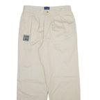 CYRILLUS Mens Trousers Beige Regular Tapered W28 L27