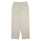 CYRILLUS Mens Trousers Beige Regular Tapered W28 L27
