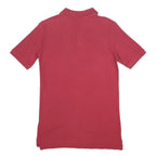 NIKE Boys Red Liverpool FC Short Sleeve Polo Shirt L Football Casual