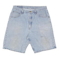 WRANGLER Mens Denim Light Blue Casual Shorts L W34 Classic Fit Cotton Blend