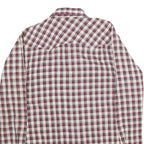 LEVI'S Mens Red & Beige Check Shirt M Long Sleeve Button Cotton Casual
