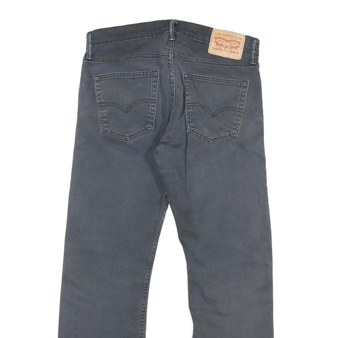 LEVI'S 514 Mens Jeans Black Slim Straight Denim Medium W33 L30 Classic Style