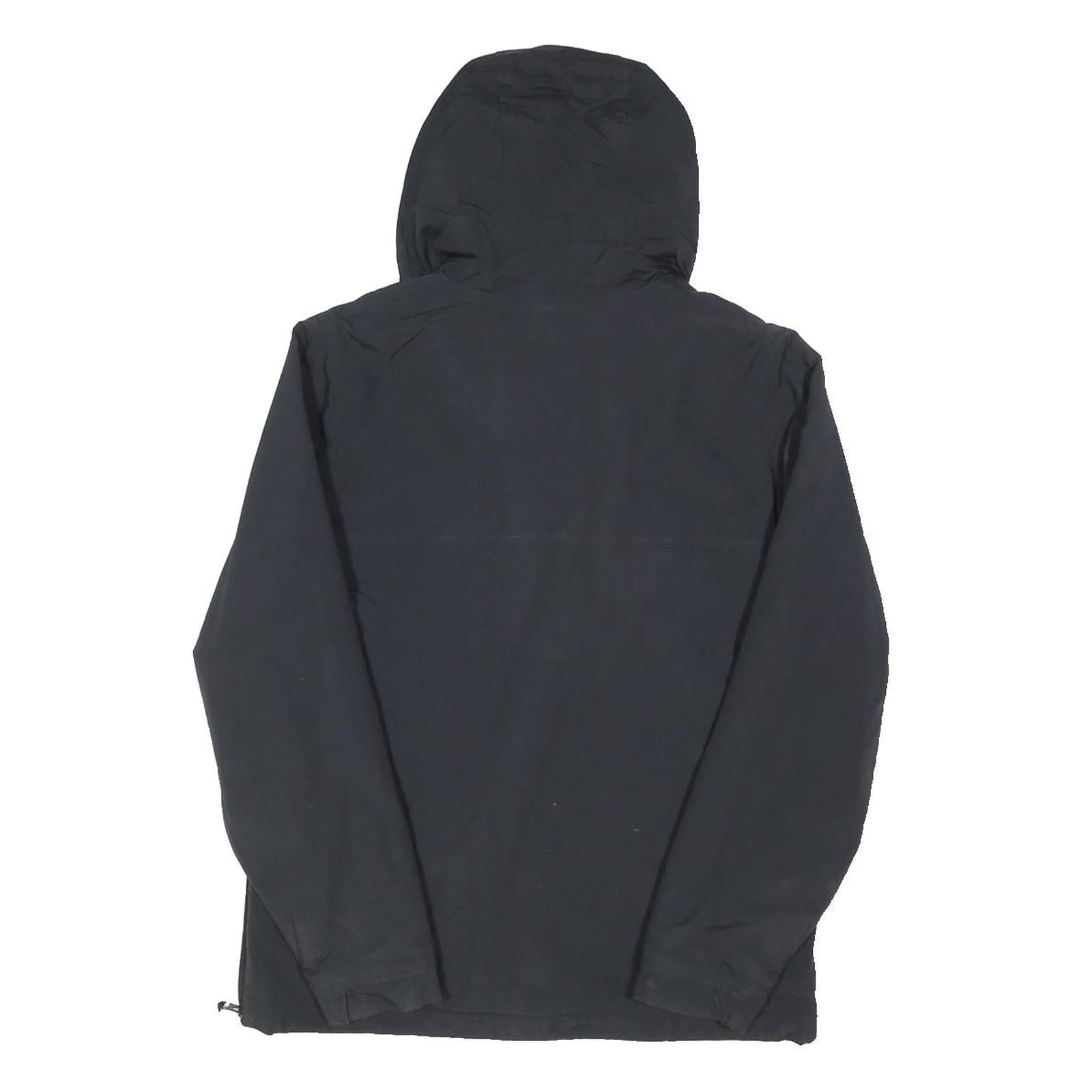 CARHARTT Mens Black Jacket XS Polyester Blend Zip Hooded Plain Casual Workwear
