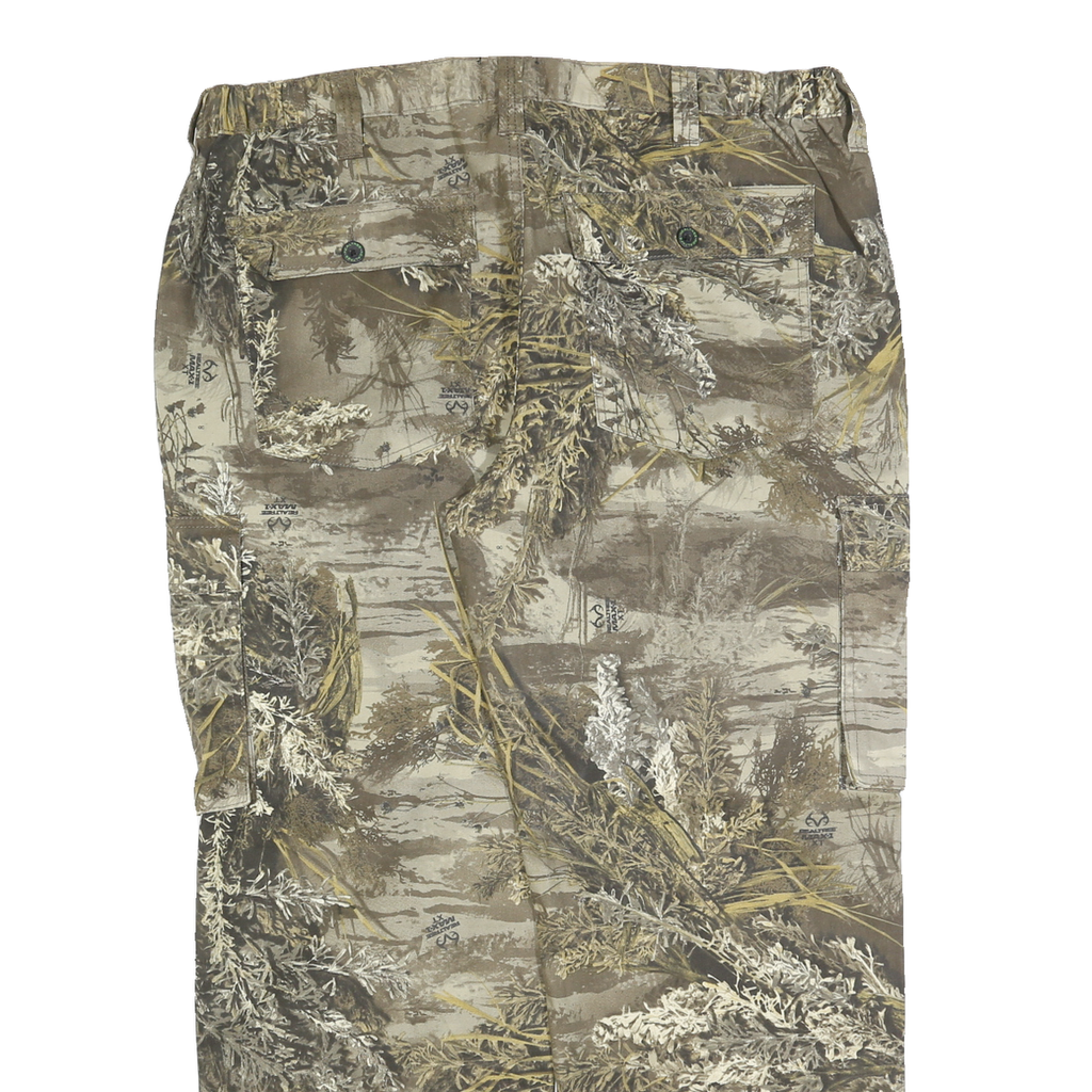 REALTREE Mens Cotton Blend Camouflage Trousers Regular Fit W40 L32 Outdoor Wear