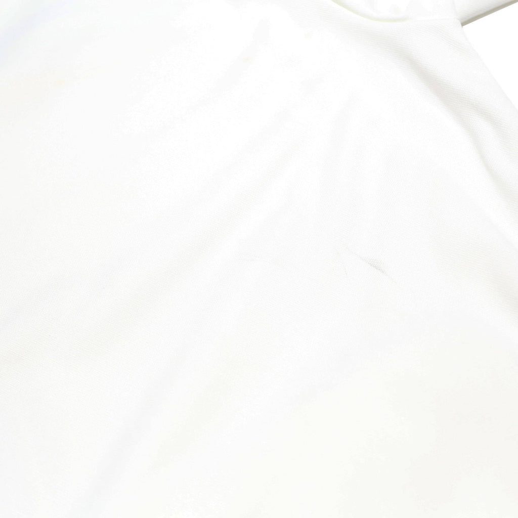ADIDAS Mens White Zip Jacket M Polyester Sports Casual Lightweight Track