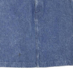 GUESS Womens Blue Denim Mini Cotton Blend Plain Skirt Size S Retro Style