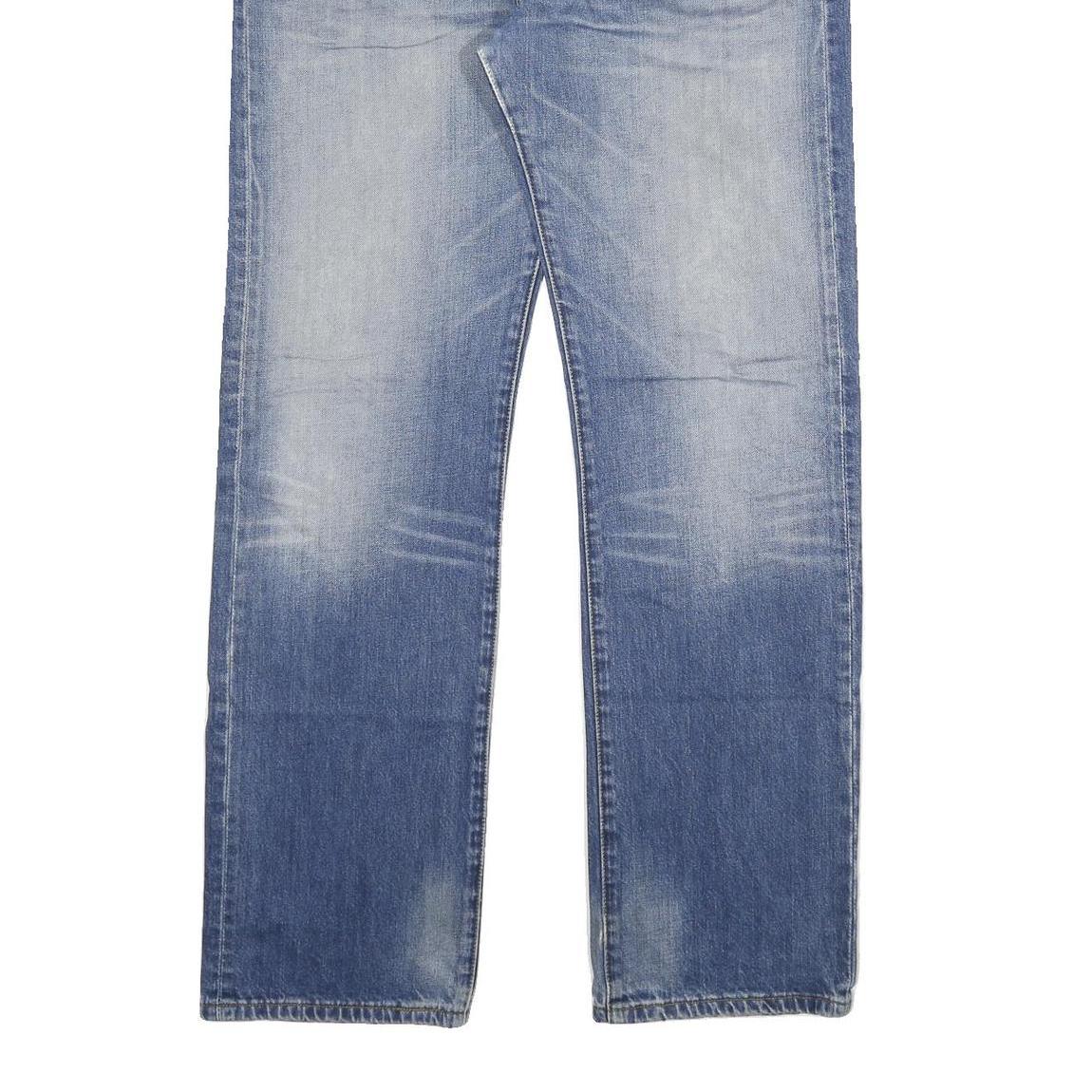 LEVI'S 501 Mens Jeans Blue Regular Straight Denim Medium W38 L34 Button Closure