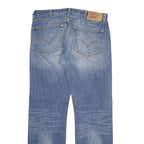 LEVI'S 501 Mens Jeans Blue Regular Straight Denim Medium W38 L34 Button Closure