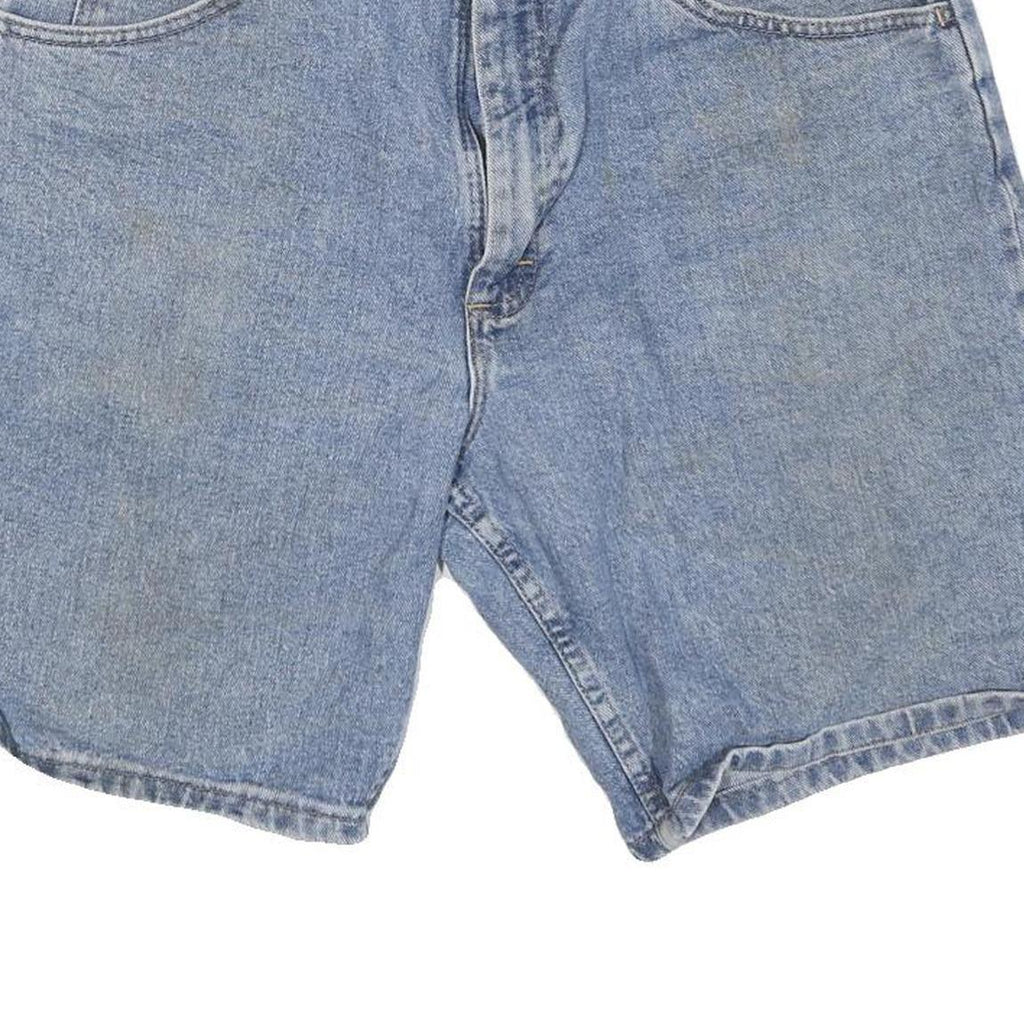 WRANGLER Mens Denim Blue Casual Shorts M W34 Cotton Blend Classic Fit