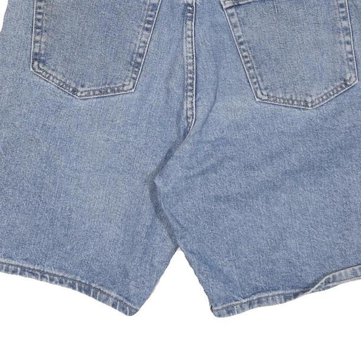 WRANGLER Mens Denim Blue Casual Shorts M W34 Cotton Blend Classic Fit