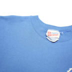 HANES Womens Blue Fisherman's Restaurant & Bar Crew Neck XL Cotton Blend