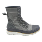 CONVERSE Womens Canvas Lace-Up Boots Black & Grey Synthetic UK 5 Stylish Durable