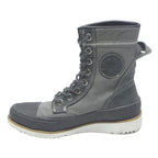 CONVERSE Womens Canvas Lace-Up Boots Black & Grey Synthetic UK 5 Stylish Durable