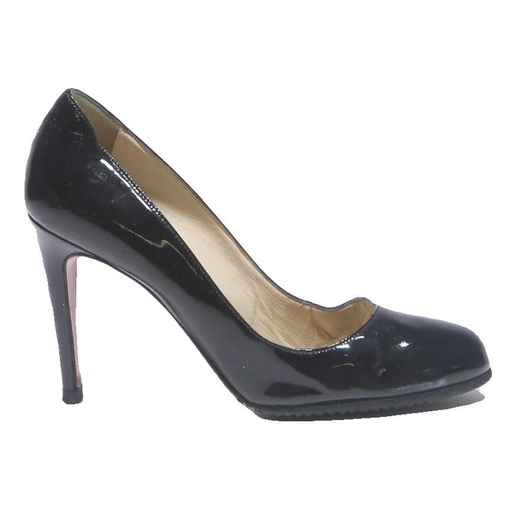 ANDREA PUCCINI Womens Classic Black Synthetic High Heel Pumps UK 5 Elegant