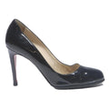 ANDREA PUCCINI Womens Classic Black Synthetic High Heel Pumps UK 5 Elegant