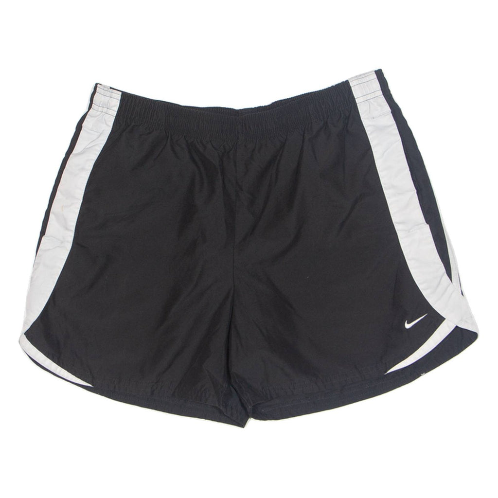 NIKE Womens Sports Shorts Black Relaxed UK 10 W30
