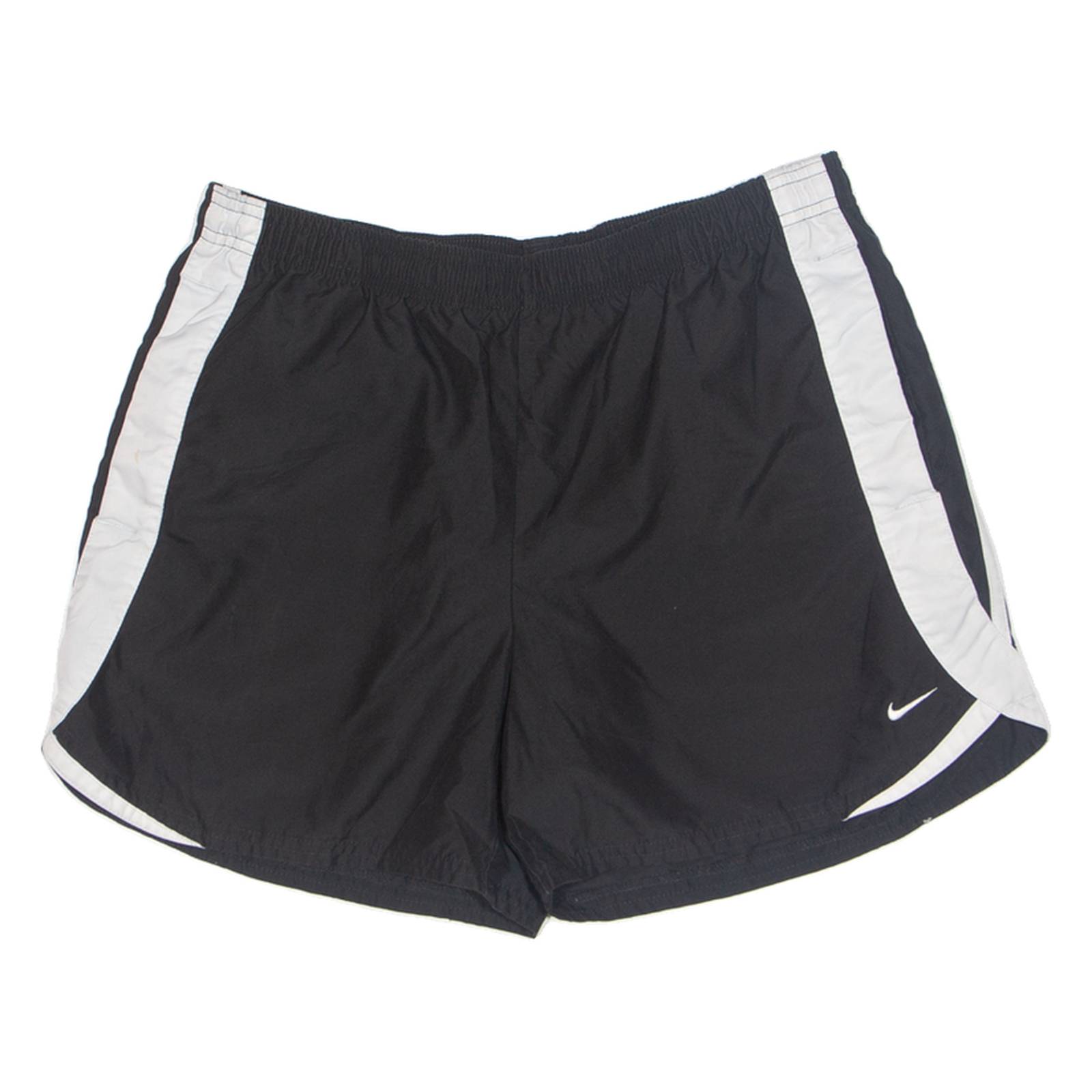 NIKE Womens Sports Shorts Black Relaxed UK 10 W30