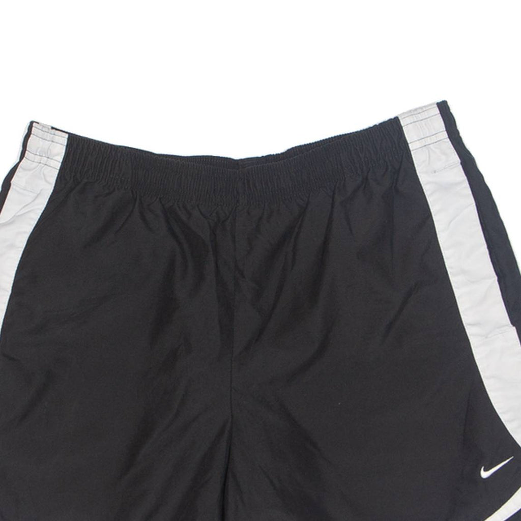 NIKE Womens Sports Shorts Black Relaxed UK 10 W30